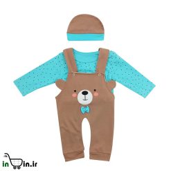 لباس پسرانه نوزادی مدل خرس جنتلمن کد 11431