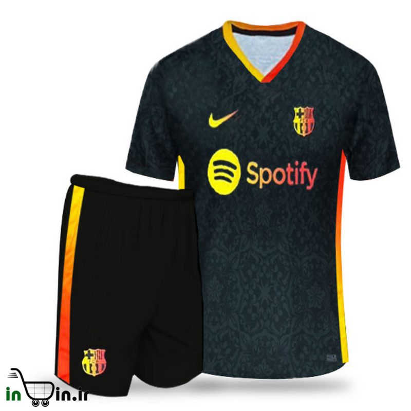 لباس فوتبال کانسپت بارسلونا به همراه شورت 2023/2024