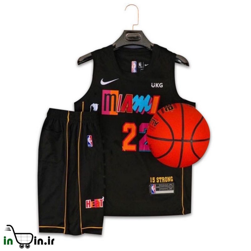 لباس بسکتبال میامی به همراه شورت 2024