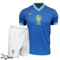 لباس فوتبال دوم برزیل به همراه شورت 2024