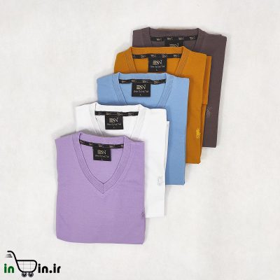 تیشرت جدید مردانه مدل جودون یقه هفت کد 21248