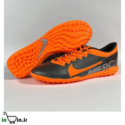 استوک نایک فوتسال مشکی و نارنجی مدل مرکوریال 360 کد 24682