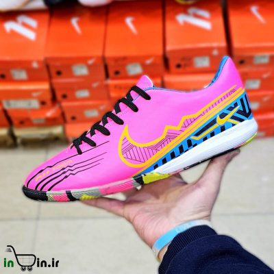 کفش فوتسال صورتی نایک مدل ایرزوم کد 26771