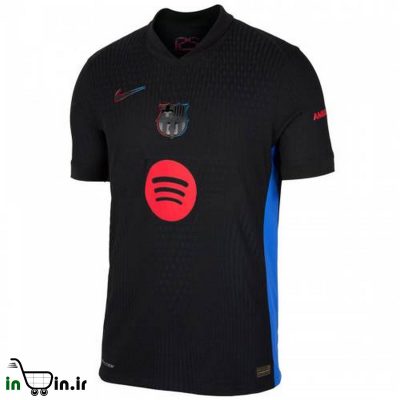 پیراهن دوم بارسلونا 2026 مشکی ورژن کیت پلیری