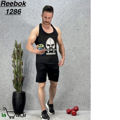 رکابی بدنسازی مشکی مردانه مدل crossfit کد 41255