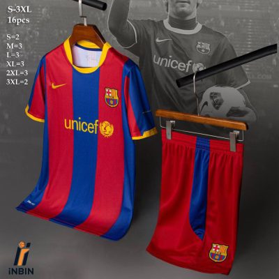 کیت بارسلونا مسی کلاسیک 2010 ورژن هواداری