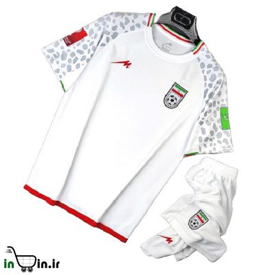 کیت تیم ملی ایران جدید سفید (فصل 2024) ورژن هواداری