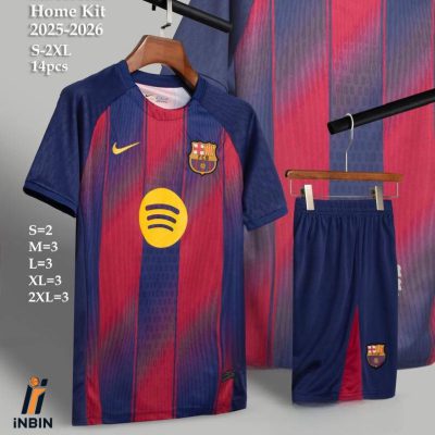 کیت اول بارسلونا 2026 جدید ورژن هواداری