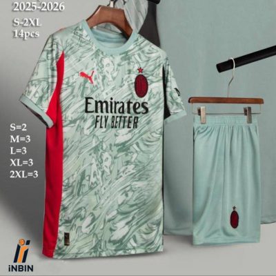 کیت دوم آث میلان جدید (فصل 2025) ورژن هواداری تهران