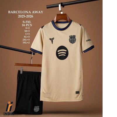 کیت دوم بارسلونا جدید ورژن هواداری (فصل 2026) تهران