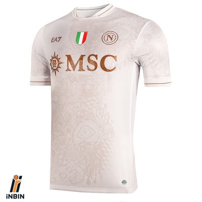 خرید لباس دوم ناپولی 2026 سفید جدید ورژن کیت پلیری