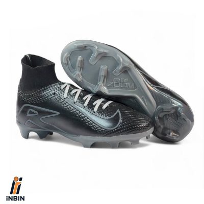 کفش فوتبال نایک مشکی ساقدار ویپور 16 برای نوجوان با قیمتی مناسب