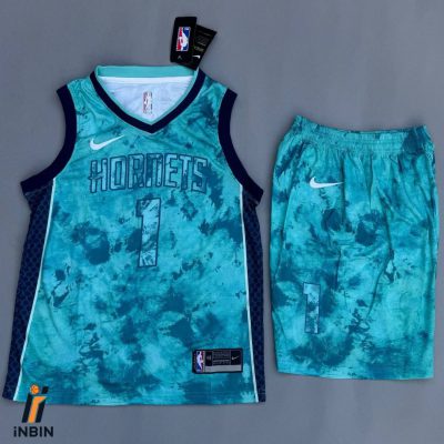 جرزی بسکتبال شارلوت هورنتس آبی مدل کارولینای 2026