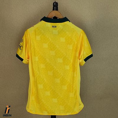 پیراهن سوم اینترمیلان 2026 زرد جدید ورژن کیت پلیری