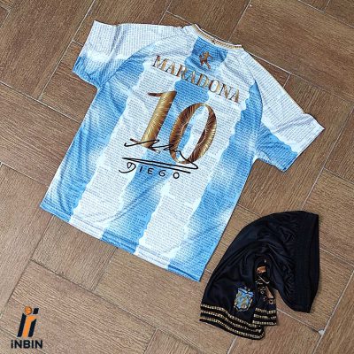 جدیدترین لباس مارادونا اسطوره فوتبال ورژن اقتصادی